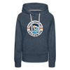 Premium Women's Santa Barbara, California Hoodie - Women's Santa Barbara Hoodie - heather denim