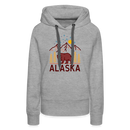 Premium Women's Alaska Hoodie - heather grey