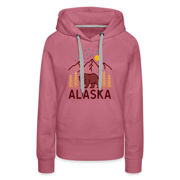 Premium Women's Alaska Hoodie - mauve