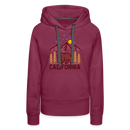 Premium Women's California Hoodie - burgundy