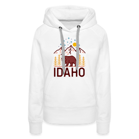 Premium Women's Idaho Hoodie - white