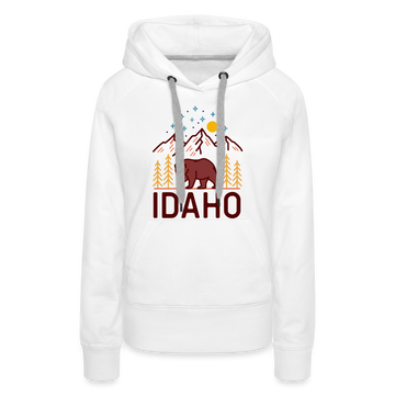Premium Women's Idaho Hoodie - white