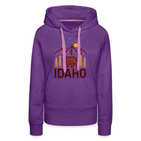 Premium Women's Idaho Hoodie - purple 