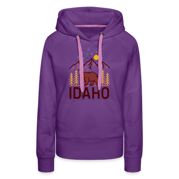 Premium Women's Idaho Hoodie - purple 