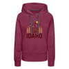 Premium Women's Idaho Hoodie - burgundy