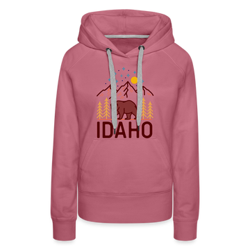 Premium Women's Idaho Hoodie - mauve