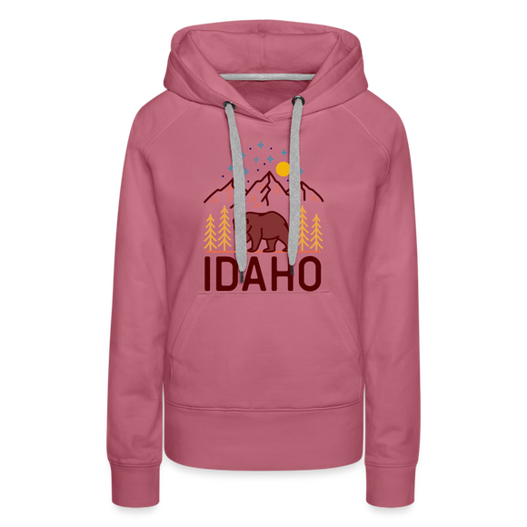 Premium Women's Idaho Hoodie - mauve