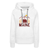 Premium Women's Maine Hoodie - white