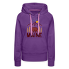 Premium Women's Maine Hoodie - purple 
