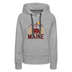 Premium Women's Maine Hoodie - heather grey