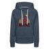 Premium Women's Maine Hoodie - heather denim