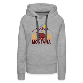 Premium Women's Montana Hoodie - heather grey