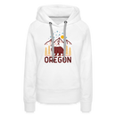 Premium Women's Oregon Hoodie - white