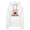 Premium Women's Oregon Hoodie - white