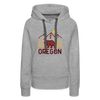 Premium Women's Oregon Hoodie - heather grey