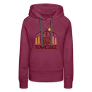 Premium Women's Tennessee Hoodie - burgundy