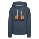 Premium Women's Tennessee Hoodie - heather denim