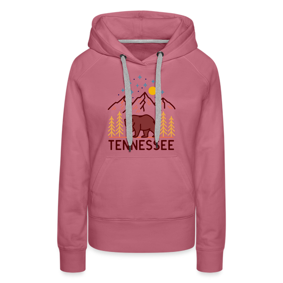 Premium Women's Tennessee Hoodie - mauve