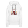 Premium Women's Utah Hoodie - white