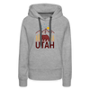 Premium Women's Utah Hoodie - heather grey