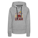 Premium Women's Utah Hoodie - heather grey
