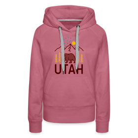 Premium Women's Utah Hoodie - mauve