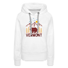 Premium Women's Vermont Hoodie - white
