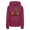 Premium Women's Vermont Hoodie - burgundy