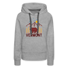 Premium Women's Vermont Hoodie - heather grey