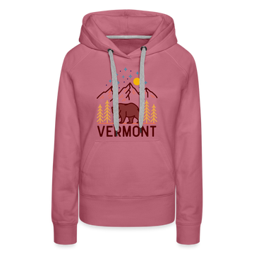 Premium Women's Vermont Hoodie - mauve