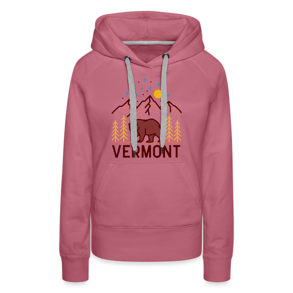 Premium Women's Vermont Hoodie - mauve
