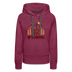 Premium Women's Wyoming Hoodie - burgundy