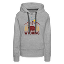 Premium Women's Wyoming Hoodie - heather grey