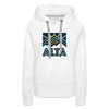 Premium Women's Alta, Utah Hoodie - Women's Alta Hoodie - white