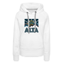 Premium Women's Alta, Utah Hoodie - Women's Alta Hoodie - white