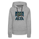 Premium Women's Alta, Utah Hoodie - Women's Alta Hoodie - heather grey