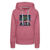 Premium Women's Alta, Utah Hoodie - Women's Alta Hoodie - mauve