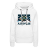 Premium Women's Asheville, North Carolina Hoodie - Women's Asheville Hoodie - white