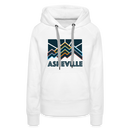 Premium Women's Asheville, North Carolina Hoodie - Women's Asheville Hoodie - white