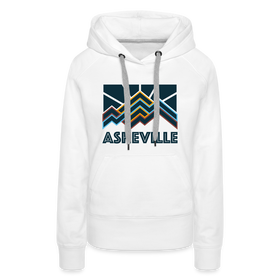 Premium Women's Asheville, North Carolina Hoodie - Women's Asheville Hoodie - white