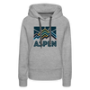 Premium Women's Aspen, Colorado Hoodie - Women's Aspen Hoodie - heather grey
