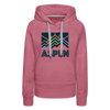 Premium Women's Aspen, Colorado Hoodie - Women's Aspen Hoodie - mauve