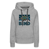 Premium Women's Bend, Oregon Hoodie - Women's Bend Hoodie - heather grey