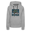 Premium Women's Boise, Idaho Hoodie - Women's Boise Hoodie - heather grey