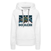 Premium Women's Boulder, Colorado Hoodie - Women's Boulder Hoodie - white