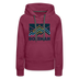 Premium Women's Bozeman, Montana Hoodie - Women's Bozeman Hoodie - burgundy