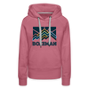Premium Women's Bozeman, Montana Hoodie - Women's Bozeman Hoodie - mauve