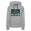 Premium Women's Breckenridge, Colorado Hoodie - Women's Breckenridge  Hoodie - heather grey