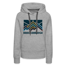 Premium Women's Breckenridge, Colorado Hoodie - Women's Breckenridge  Hoodie - heather grey