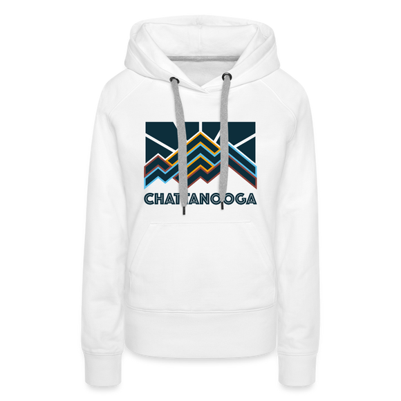 Premium Women's Chattanooga, Tennessee Hoodie - Women's Chattanooga Hoodie - white